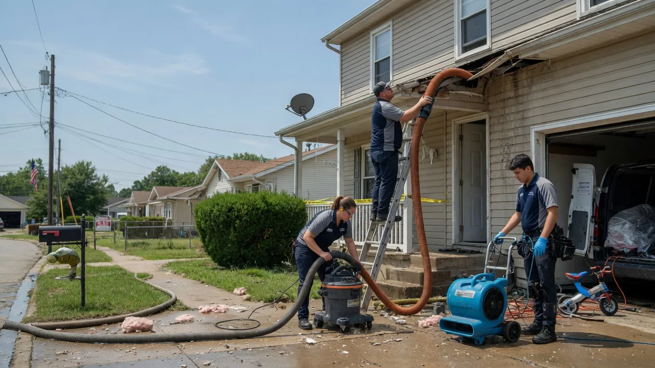 Water Damage Restoration in Burlington, IN near me